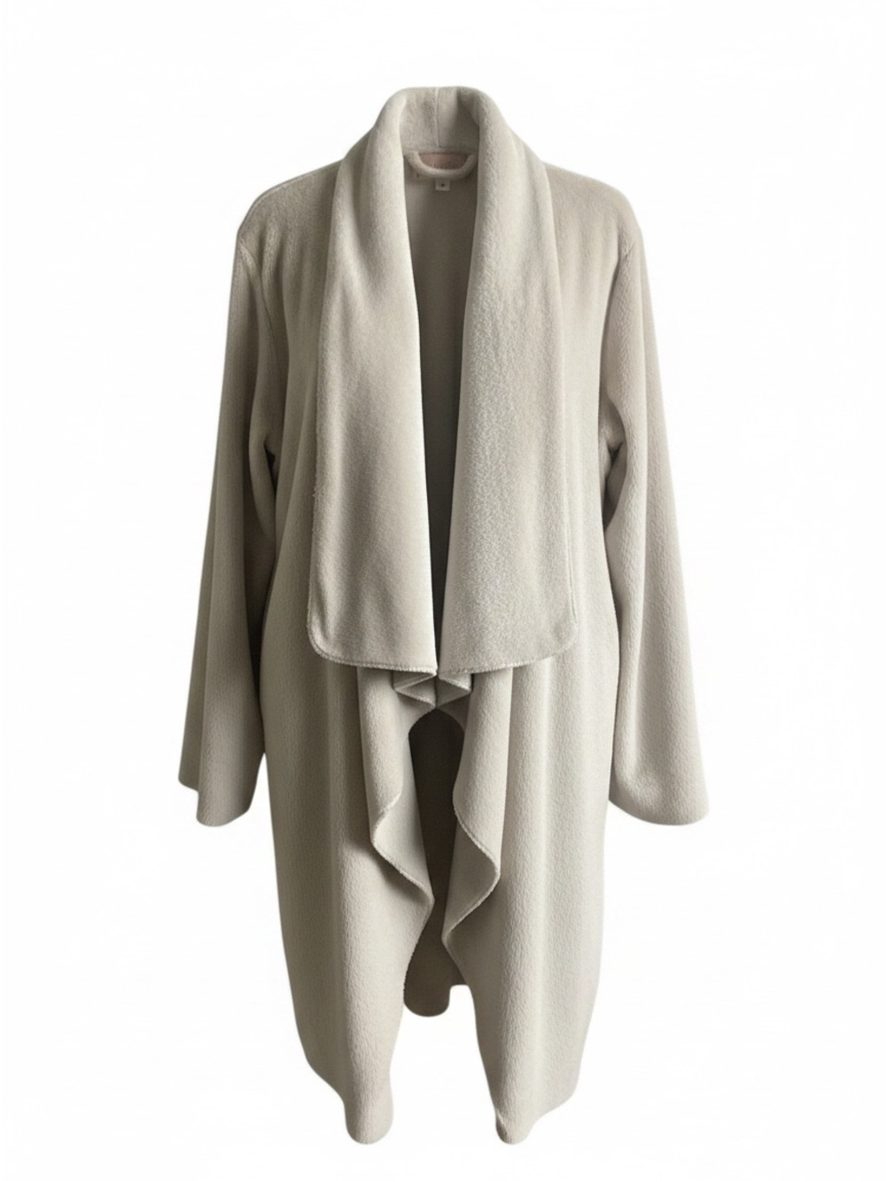 Daydreamer Open-Front Draped Cardigan Loungewear - Cream